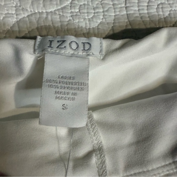 Izod White and Pink Mini Skirt for Casual Wear - Picture 6 of 9